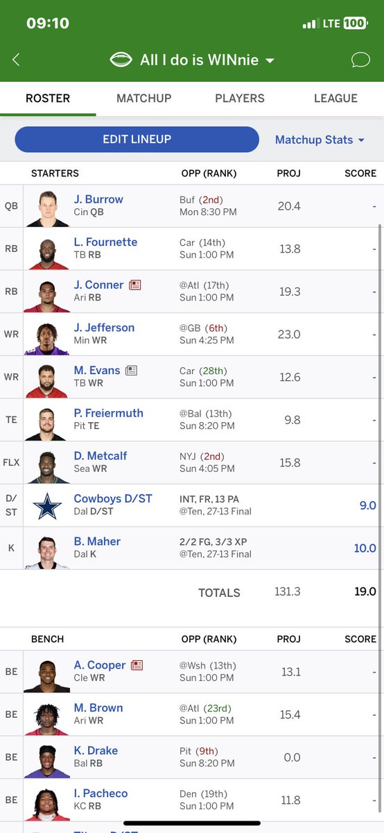 Linlinbrez's tweet photo. @NFLFantasy Me
Who am I playing today?! https://t.co/4aQG09gRF4
