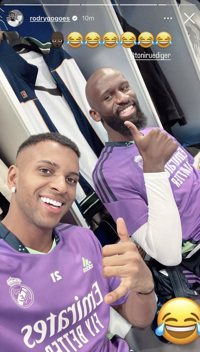 MadridXtra's tweet photo. Rüdiger 😂 https://t.co/eG76qdVL2g
