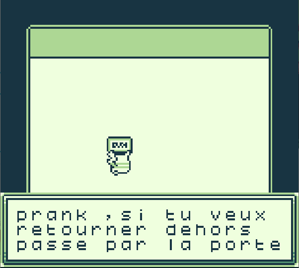 johndostudio's tweet photo. Les premiers jeux auxquels je joue en 2023, sont les jeux créés par les enfants lors des ateliers du festival #piky, et c'est assez perturbant 🤣 
Dans le bon sens du terme bien sûr ! ☺️

#gbstudio #retrogaming #gameboy https://t.co/Cln71Lb9CK