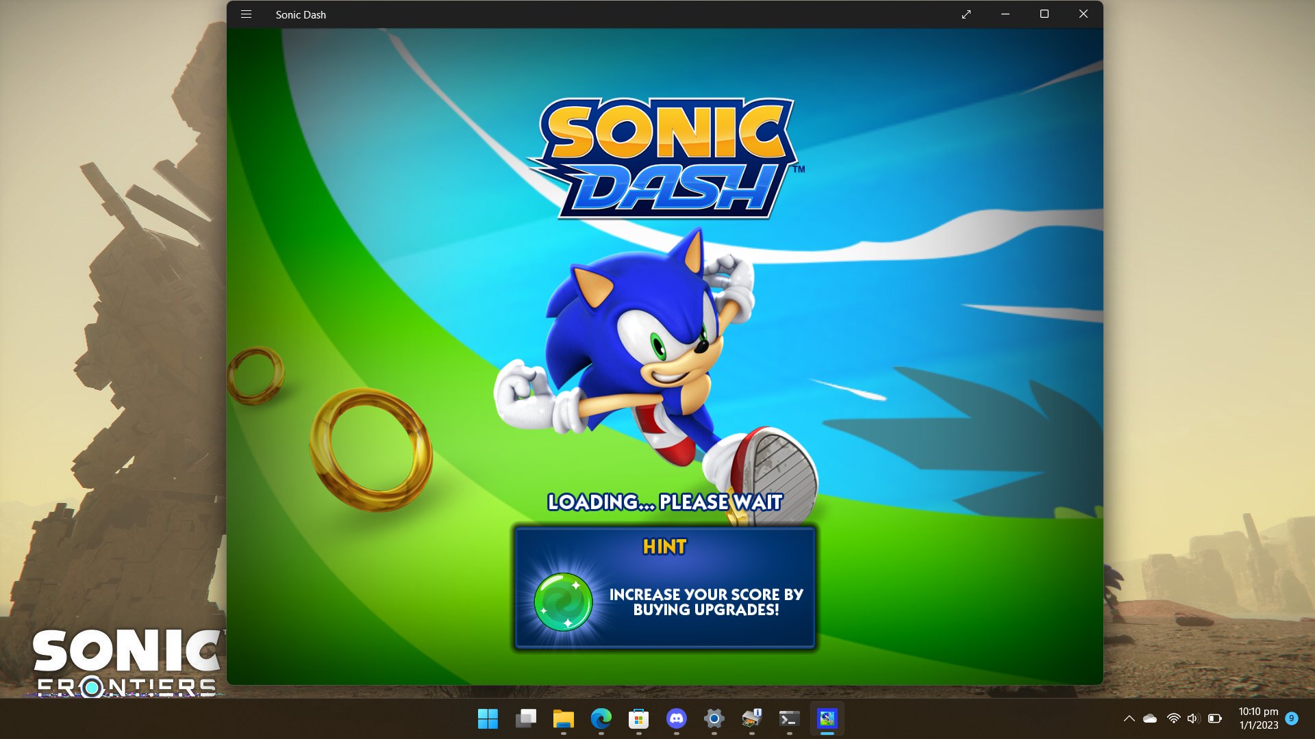 Sonic Dash - (GRATIS ) - Jogando no PC 