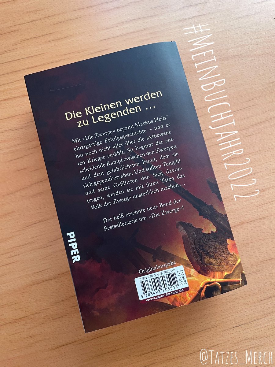 Tatzes_Merch's tweet photo. Ein letztes noch zu 2022: ich schulde noch ein Buch 😁
Der Band der Zwerge wurde noch weggerockt und bescherte mir schöne Stunden und Abenteuer mit Tungdil und den anderen 🥰
#MeinBuchjahr2022 #TriumphDerZwerge #DieZwerge #MarkusHeitz https://t.co/ONDln7Y3mP