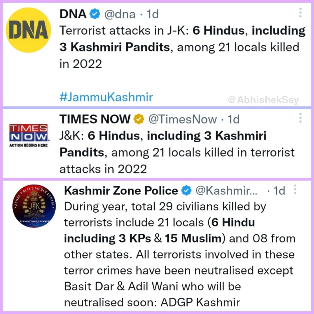 AbhishekSay's tweet photo. Muslims disappeared from the headline. Like the death of Muslims in terrorist attacks make no sense to Indian media. https://t.co/KBC9PcWiHD
