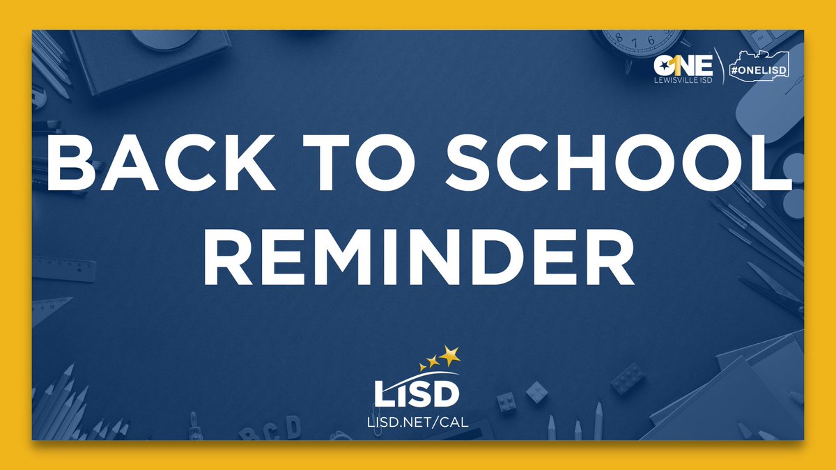Happy New Year, LISD! 

Reminder that Wednesday, Jan. 4 is a teacher workday, and we can't wait to welcome students back to campuses on Thursday, Jan. 5! 

🗓️: LISD.net/cal