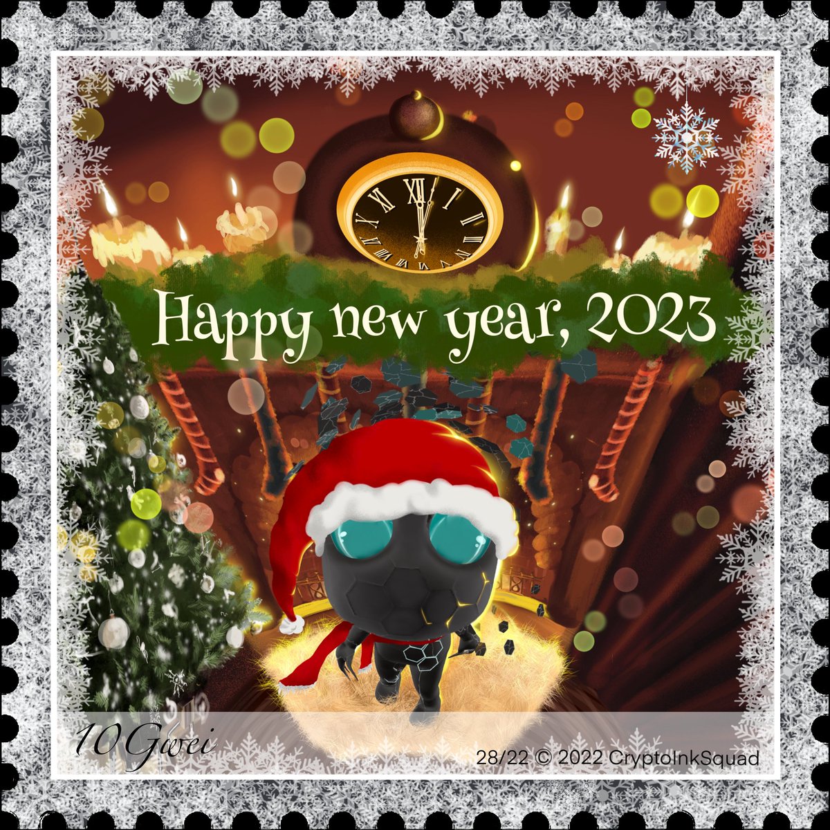 Happy New Year Fam 🎅

Welcome to us 🎄🎁☃️❄️🎅
discord.gg/egyhWFbgEH

New Year Stamp 😂🥳
opensea.io/assets/matic/0…