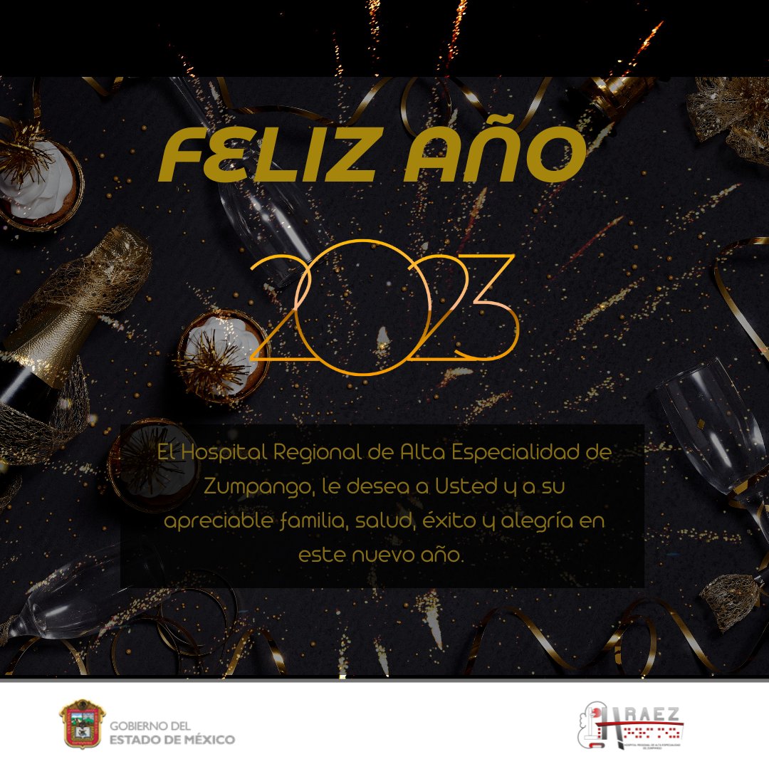 HraeZumpango's tweet photo. #FelizAñoNuevo2023
#Hraez
#Salud https://t.co/Mm5iyIX9E1