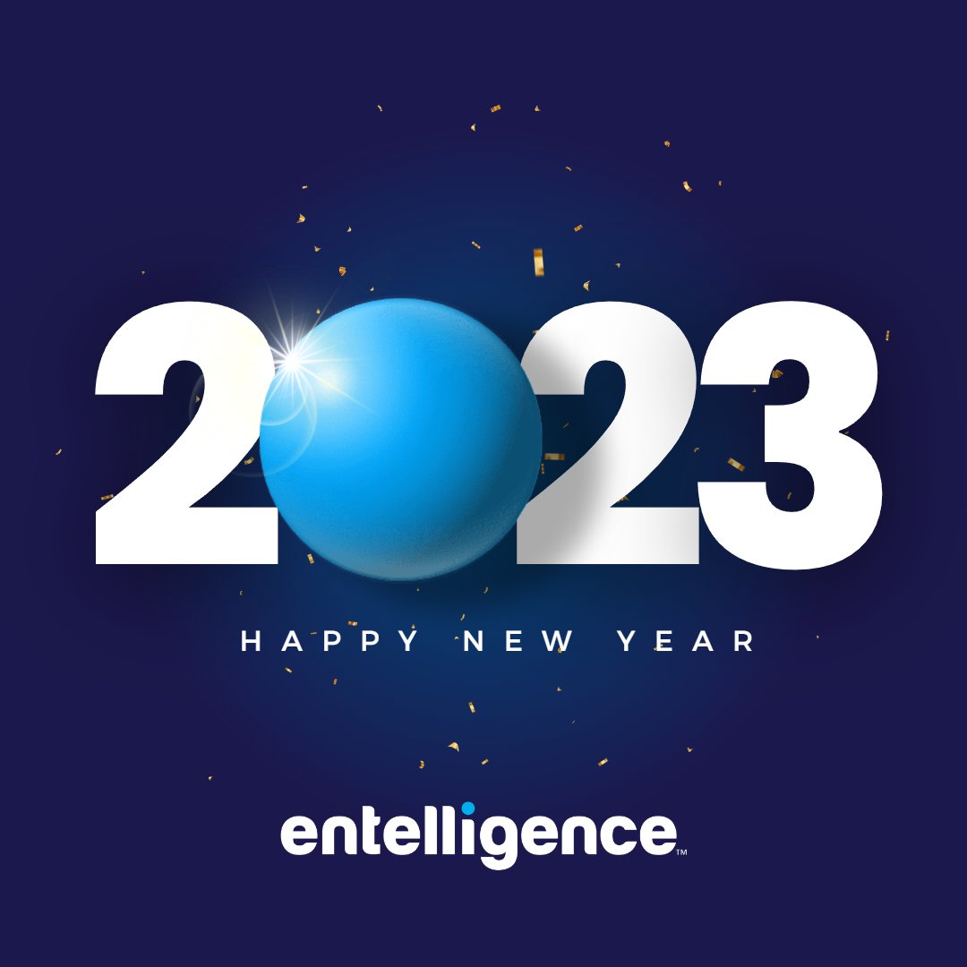 EntelligenceLLC's tweet photo. Happy New Year from Entelligence! We're looking forward to an exciting year of growth and Grit. We Got This! #Entelligence #2023 https://t.co/x2wLbK6XWs