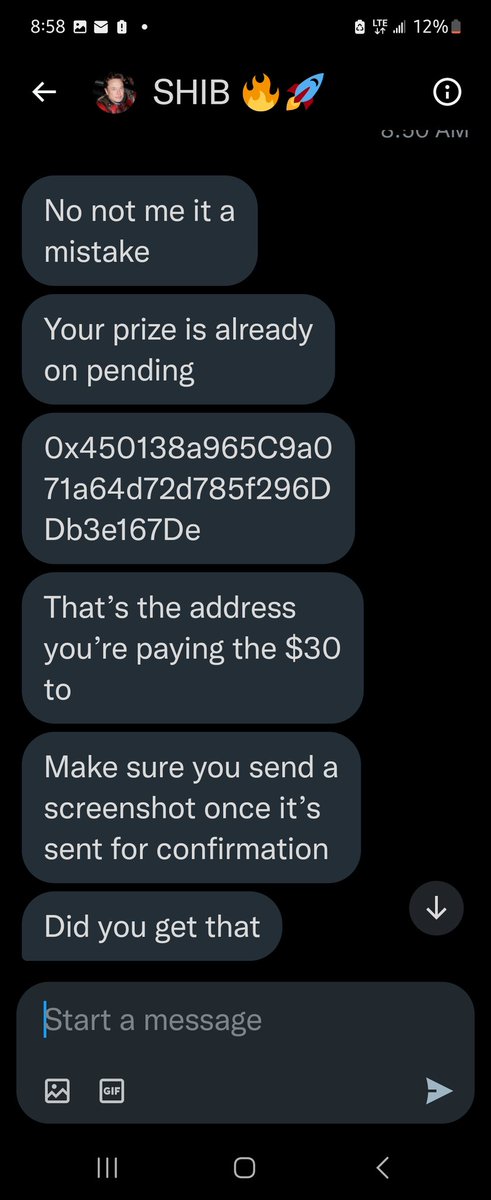 JOYMHUNT1's tweet photo. @elonmusk Can you please keep imposters and thieves I will pay the eight dollars is that how it works ?? https://t.co/RZyrJownKs