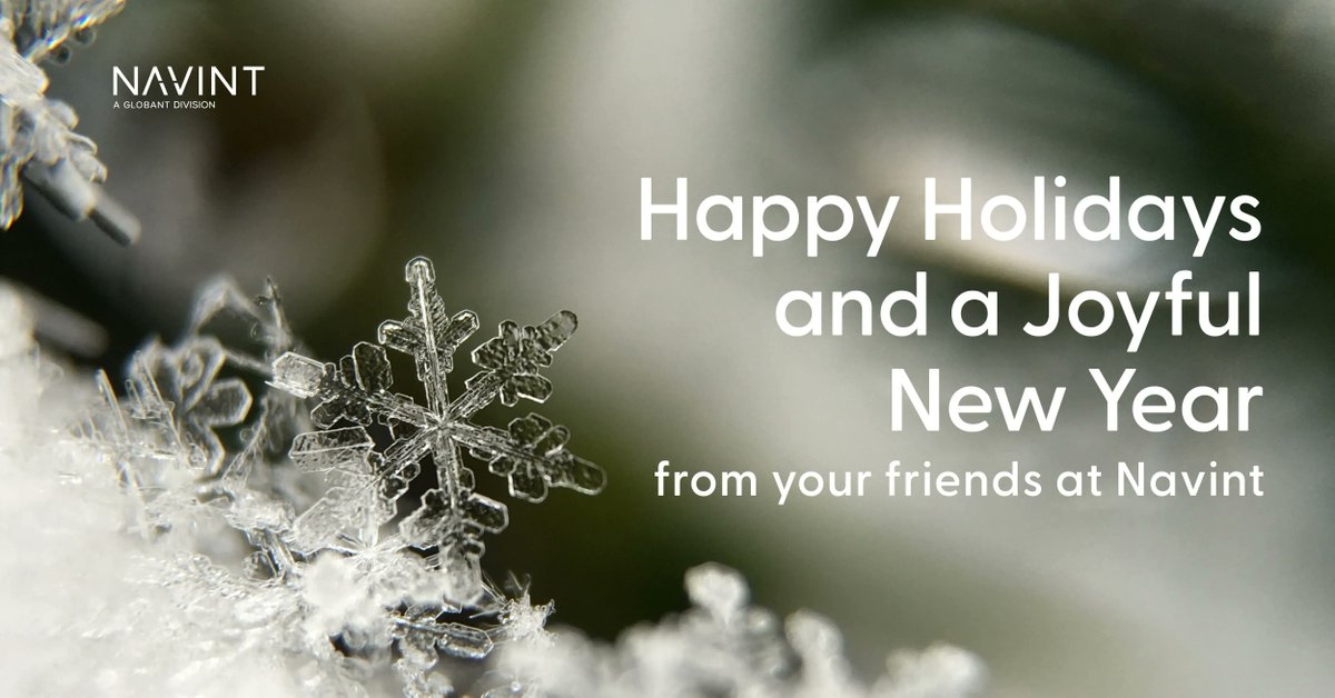 Happy New Year 🎇

Navint, a <a href="/Globant/">Globant</a> Division, wishes you a joyful 2023 and we look forward to working with you. 🥂

#HappyNewYear #NewYear