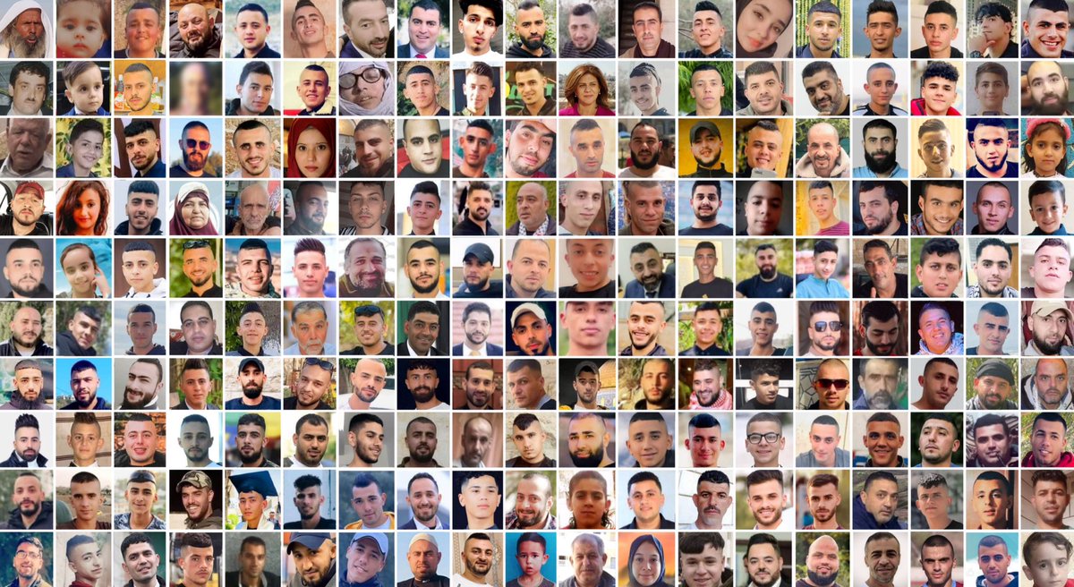 swilkinsonbc's tweet photo. 231 Palestinians murdered by the israeli regime in 365 days: that's nearly 5 people killed per week: don't tell me this isn't a genocide https://t.co/upeOeZnHrT