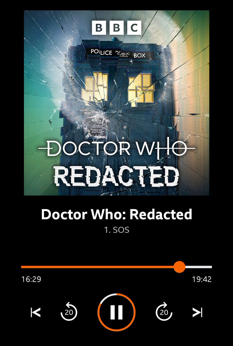 New Year's Day with no new #DoctorWho? 

Well, not unless you didn't listen to something earlier this year, just so you'd have one more little bit of new Thirteen for today... #13thDoctor #JodieWhittaker #DoctorWhoRedacted