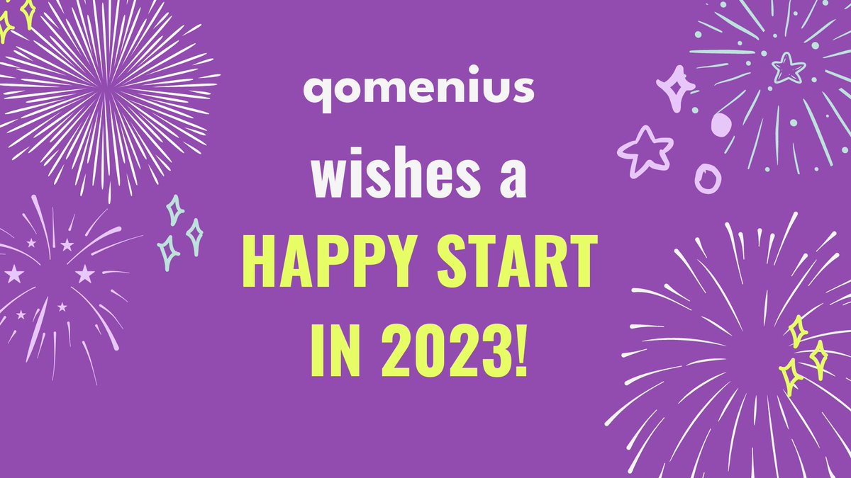 qomenius's tweet photo. We wish you an enlightened, peaceful and constructively solution-oriented 2023.
Thank you for the great feedback on our work in @qomenius.
We will continue to put our heart and soul into it.
We have a lot of plans.
#NewYear2023 #motivated #discourselearning #management #hr https://t.co/qChkwsC9aO