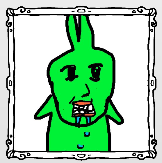 いい感じにキモい元絵(褒め言葉)があったので加筆させてもらうなどした 