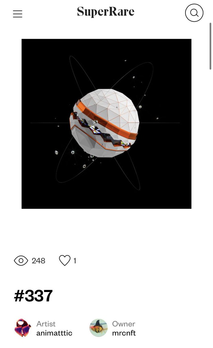 MrCNFT's tweet photo. Buzzinโ with the @HedronsNFT I won at auction last night from @animatttic Such a beautiful piece! ๐๐ป๐ฅ #LifeStar #NotDeathStar #HNY #CoCA https://t.co/ubtjkPttwQ