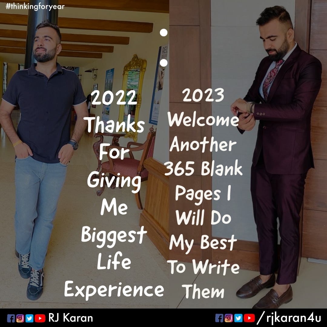 Stop Waiting Start Doing

#Twitter #rjkaran4u #rjkaran #stopwaiting #firstpost #trending #stopdoing #2023post #motivational  #twitterpost #dailyleaning #zindagi #entrepreneur