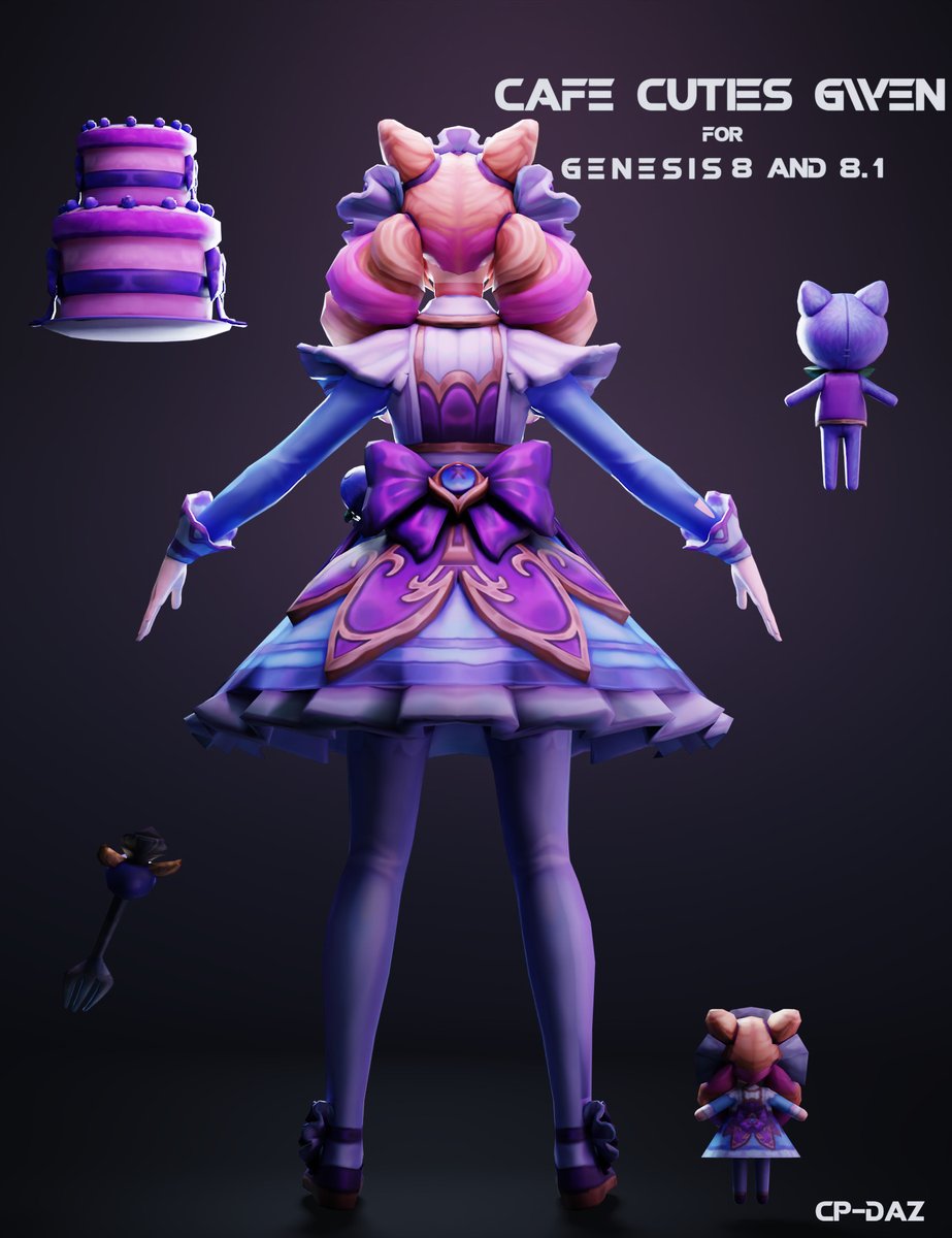 Cafe Cuties Gwen For Genesis 8 and 8.1 Female Done

Converted to Daz Studio by me, credits would be appreciated!

DL
patreon.com/cpdazart

#cafe #Cuties #Gwen #LeagueOfLegends #DAZ3D 
#G8F #character #DazStudio #daz