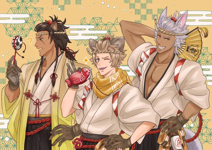 明けましておめでとうございます今年もよろしくお願いしますm(_ _)m新春のサバナ#ツイステファンアート 
