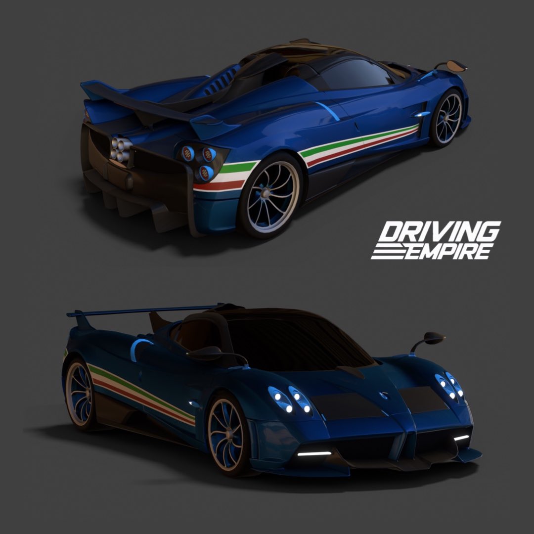Leaks- (From official DE discord server, <a href="/rinrvnd3d/">Rin3D</a>)

📸 Pagani Huayra Tricolore

Tags: #DrivingEmpire #Roblox #Update #RobloxDev #discord #Leaks #DEmpireLeaks