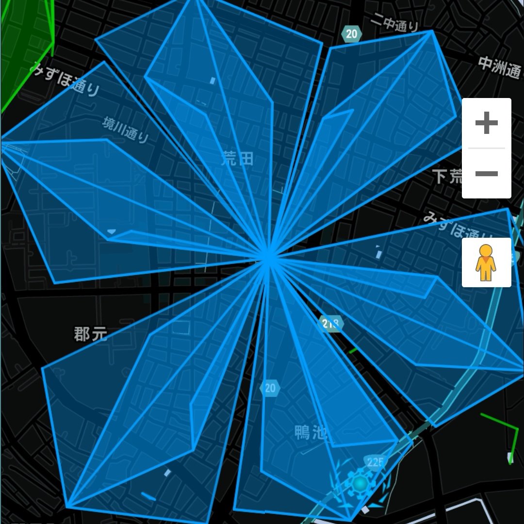 tomomomomomo2's tweet photo. #Snowflake2022 と #INGRESS新春花火大会2023 の勝手にコラボで、鹿児島にバトルビーコンで成長する雪の結晶のフィールドアートを作り、最後に勝利の花火を打ち上げました😆🎆❄
雪の結晶のようにゆっくりと着実に成長する一年になればと思います。今年もよろしくお願い致します😊
#Ingress #fieldart https://t.co/VWfMutE5n6