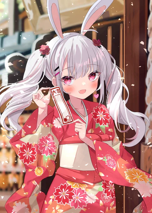 ご依頼絵ですが、年賀絵です今年もよろしくお願いします 