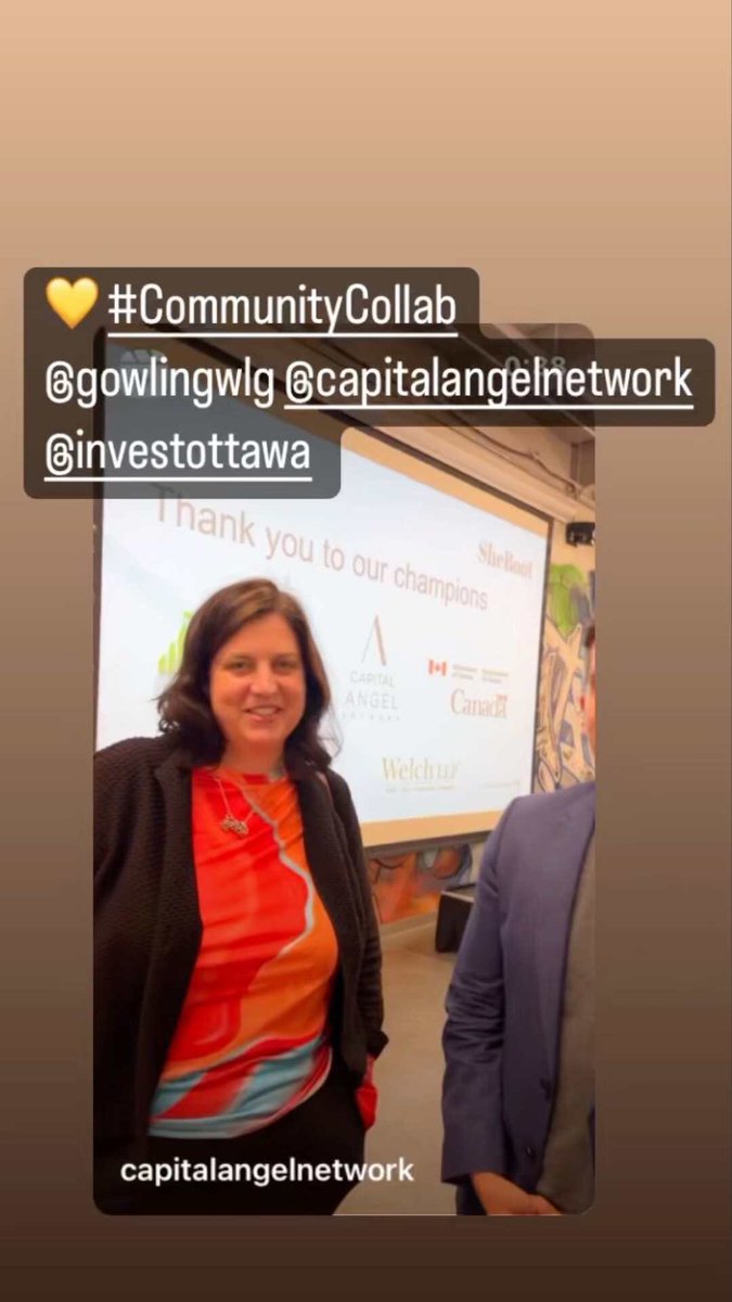 CapitalAngels's tweet image. 7. gowlingwlg_ca provided great expertise for founders, funders - including #SheBoot.