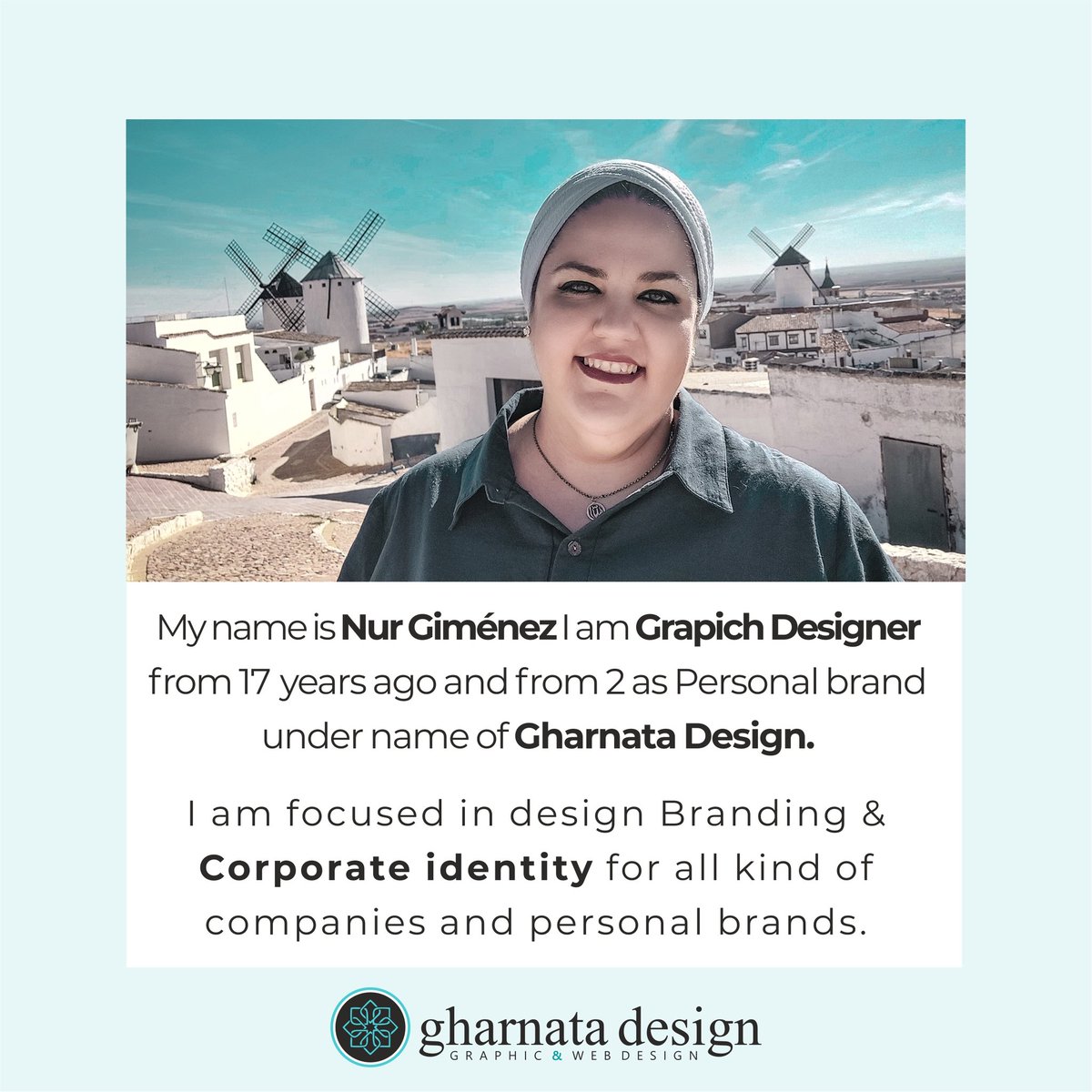 GharnataDesign's tweet photo. I'm a #freelance #GraphicDesigner specialised in #BrandIdentity, based in #Spain

I speak Spanish and  fluently English and I am available for freelance work from anywhere in the world

📧 nurgimenez@gharnatadesign.com

Soon my website https://t.co/epZSIHQ2D0 will be avalaible https://t.co/hYgN6wHjSA