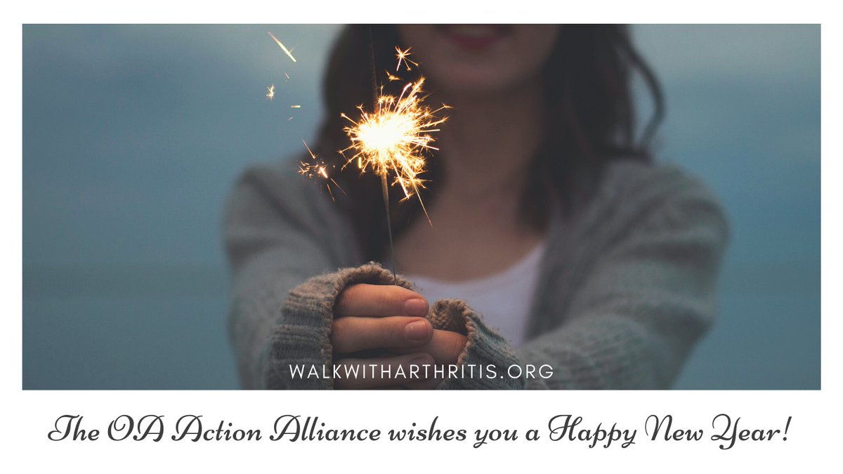 oaactionallianc's tweet photo. The @oaactionallianc wishes you a Happy New Year! Request your FREE copy of the Walk With Ease guidebook today and start 2023 on the right path! https://t.co/7ccbverKuf #walkwithease #osteoarthritis #holidaywwe #exercise #injuryprevention #fitness #StandUp2OA https://t.co/8YVwuubg5b