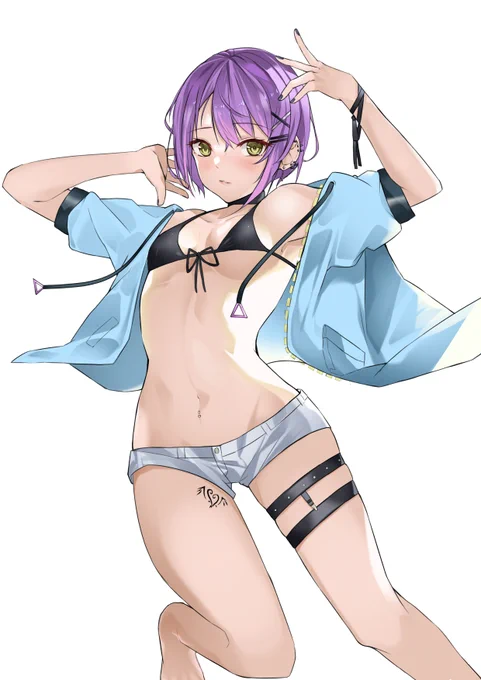 今年はトワ様の水着からスタートの年になりました!#TOWART  #常闇トワ #hololive 