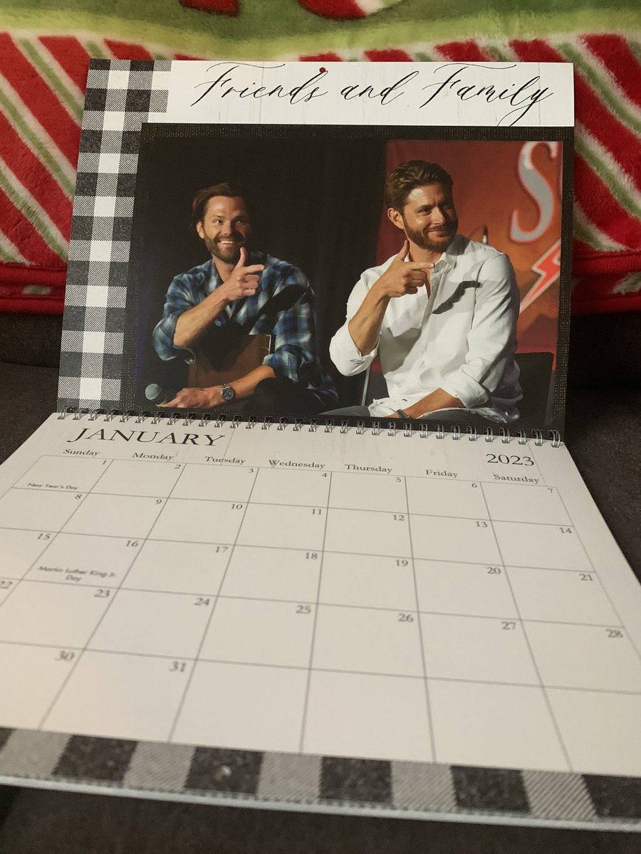 Cannot wait to put this beautiful calendar up at work on Tuesday! Thank you @FudgeTexas for all you do! Love your work! 💜 #SPNFamilyForever