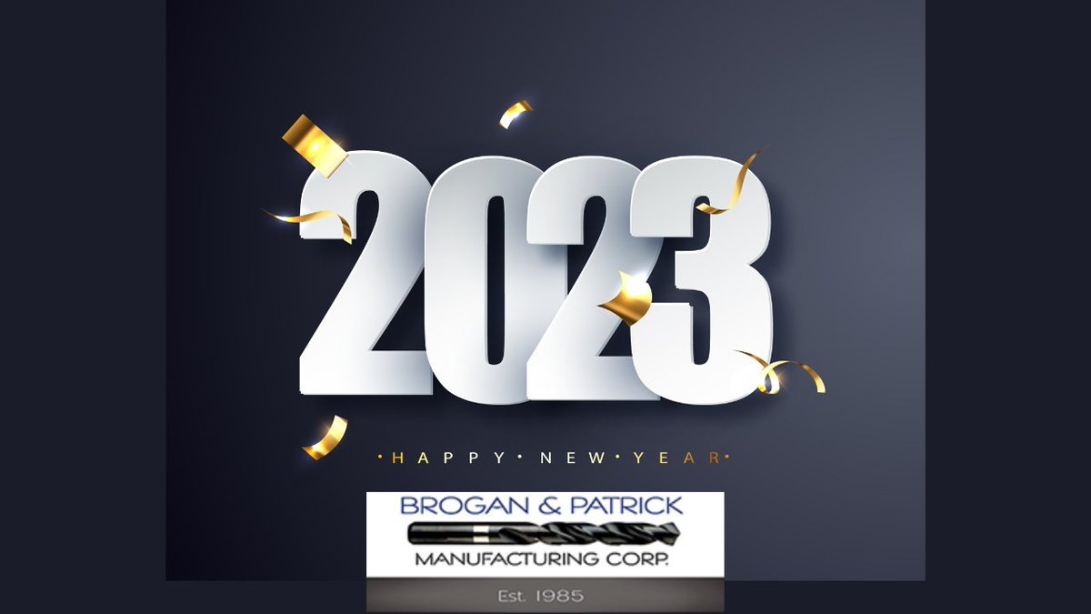 broganpatrick15's tweet photo. Cheers to the New Year! Wishing you a Happy Holiday season from the team at Brogan &amp; Patrick Manufacturing Corp. 
Happy New Year!!
#newyear2023 #HappyNewYear https://t.co/osKyHeAI90