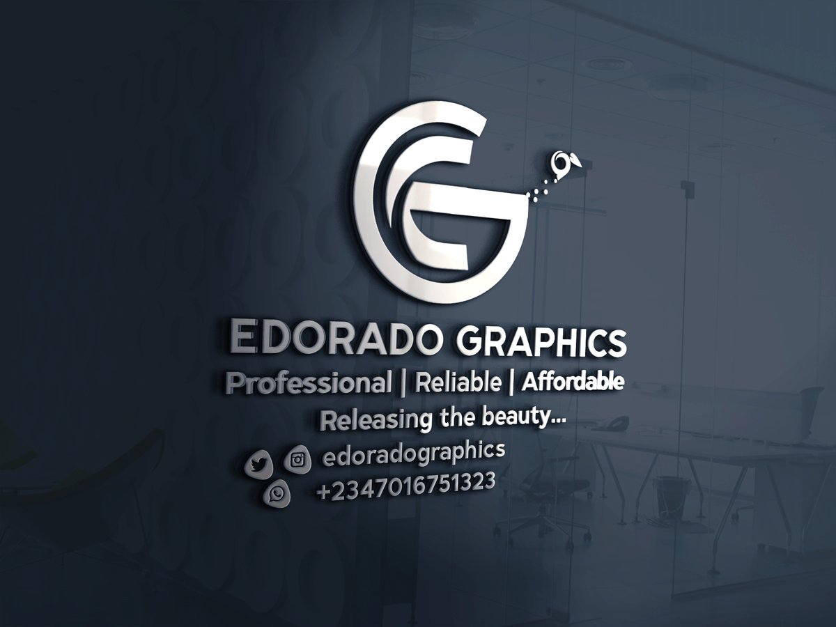 Unveiling our re-branded Logo @EDORADOGRAPHICS

#LogoDesign
#GraphicDesign
#graphiccontent
#Branding 
#Promo 
#fashionblogger
#FashionGate
#Promotional
#beauty
#creativity
#Innovator
#GOAT𓃵
#desinformation