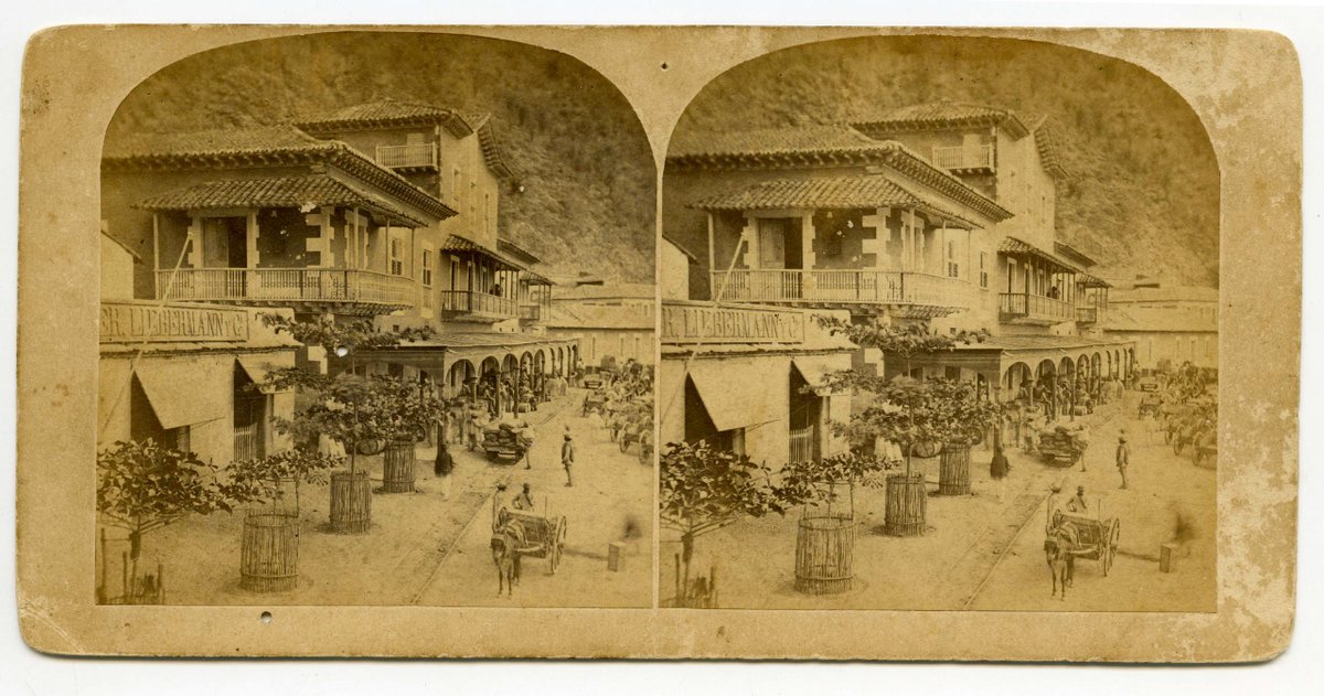 elarchivove's tweet photo. (3/3)
#FotografiaEstereoscopica #FedericoLessmann, La Guayra, La Aduana (antigua Casa de la Compa��ía Guipuzcoana), #LaGuaira
Ca 1857

#ElArchivo #MemoriaVisual #SigloXIX #Venezuela #FotografíaVenezolana #FotografíaLatinoamericana #Inmigrantes #fotografia #photography #XIXCentury https://t.co/JsFrwhWg3x