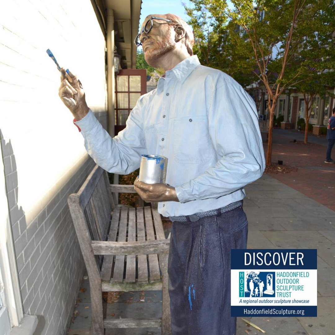 host08033's tweet image. It's 2023! 

We are starting the new year by highlighting one of our newest sculptures!

Weekend Painter, created by Seward Johnson, is bronze and painted with a special process using airplane paint.

Support for Weekend Painter came from Republic Bank!

@MyRepublicBank