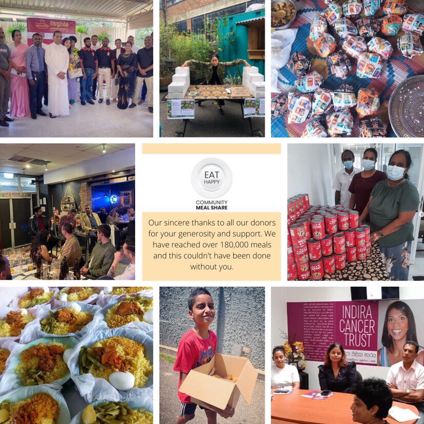 eathappySL's tweet photo. We are so grateful for your support in 2022. Community Meal Share is a testament to what this nation can achieve when we work together towards a common goal. https://t.co/SsCQgw8o0E