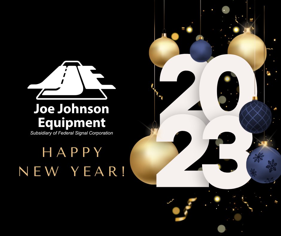 Joe Johnson Equip (@joejohnsonequip) on Twitter photo Happy New Year from everyone at JJE!
We look forward to moving into the New Year together and we wish you a healthy and successful 2023.
1.800.263.1262 | info@jjei.com
#JJE #JoeJohnsonEquipment #CleanAirCleanWaterCleanStreets #HappyHolidays #HappyNewYear #2023 Happy New Year from everyone at JJE!
We look forward to moving into the New Year together and we wish you a healthy and successful 2023.
1.800.263.1262 | info@jjei.com
#JJE #JoeJohnsonEquipment #CleanAirCleanWaterCleanStreets #HappyHolidays #HappyNewYear #2023
