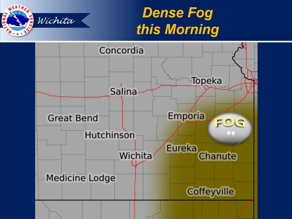 Tiffany Alaniz on Twitter "RT NWSWichita Dense fog will impact