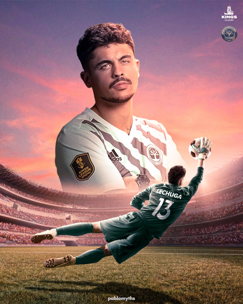 pablomyths's tweet photo. Primer Poster de muchos este año 2023. Hoy empieza la Kings League.⚽️🥬 @LosTroncosFC_ @lechupol 

#KingsLeague #InfoJobs #pollechuga #lechuga #troncosfc #ibai https://t.co/VQW9TCF2mZ