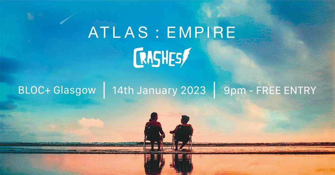 Let's start 2023 with a DOUBLE GIG! 

We're playing a live set in HMV Superstore (Argyle St) at 2pm. 
Then another full set in @BlocGlasgow with @AtlasEmpireUK that evening!

2 gigs. One day. BOTH FREE! 
Saturday 14th January.