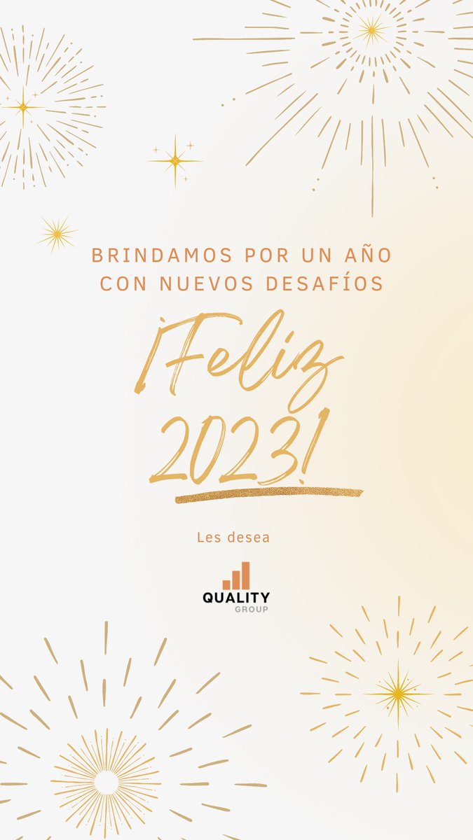 ¡Feliz año nuevo!