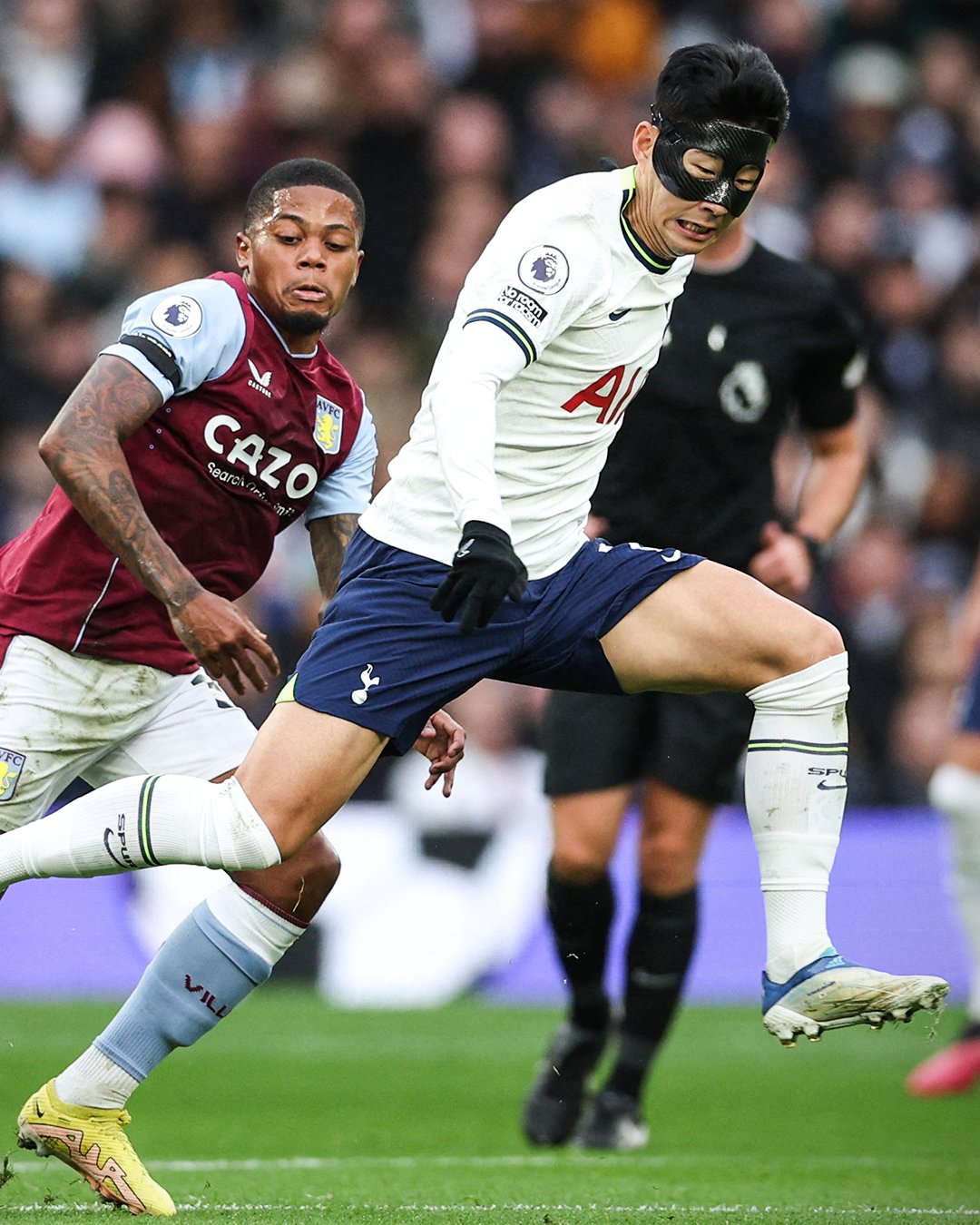Why is Son Heung-Min wearing a face mask against Aston Villa?, Football