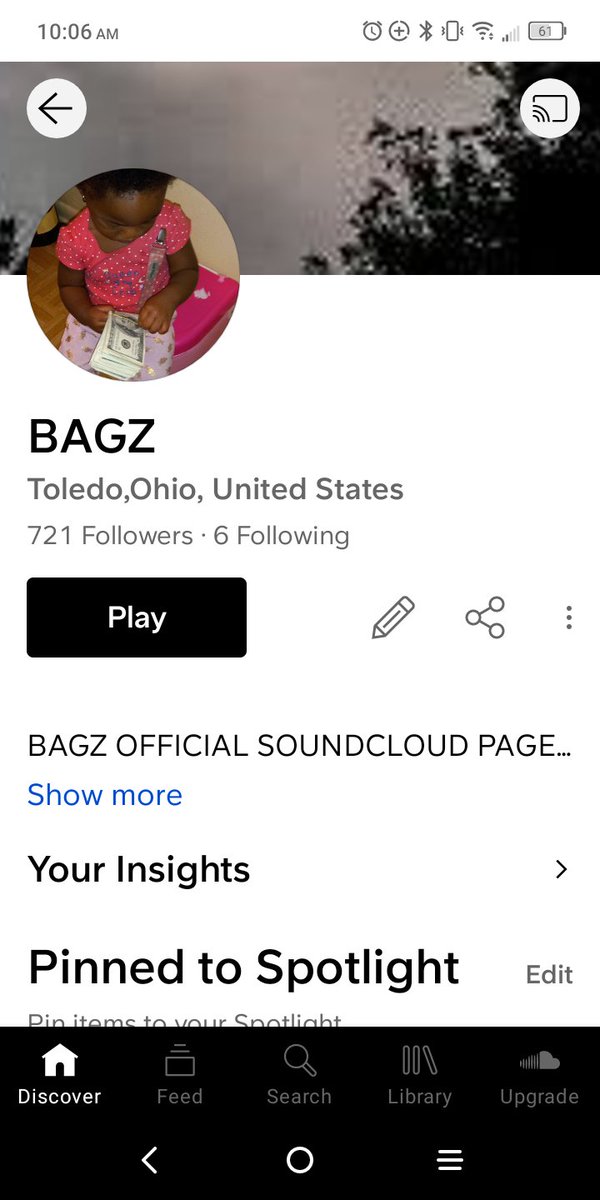 BBF_BAGZ's tweet photo. Share , like &amp; follow me on SoundCloud I support all and any 🤝🏿💯 no hate this way 
#Welcome2023 
#SoundCloud 
#Toledo 
#Local 
#rapper https://t.co/c2ypffyKdw