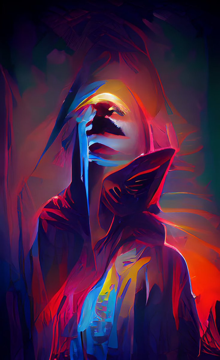 This Is My <a href="/ArtOfEmotionAi/">Art Of Emotion Ai</a> #79 | "Hide From The Light, As They Can't See You In The Shadows." #NFT #NFTs #NFTCommunity

Discord: discord.gg/6ZM2KGgvWk

Supply: 333 | Genesis Pass
Get Yours: opensea.io/collection/art…