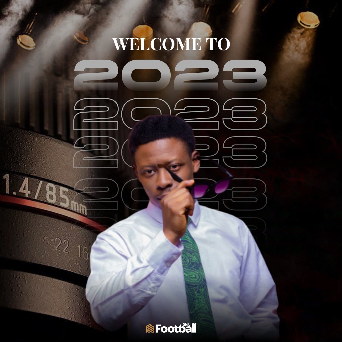TheFootballSkit's tweet photo. Welcome to Year 2023. May this year birth all the good things to everyone who has been a blessing to me and to everyone who has supported me thus far. 
May God bless you all. AMEN! #HappyNewYear2023  #NewYear2023 #NewYear #TheFootballSkit https://t.co/rbRZUm5Tyu