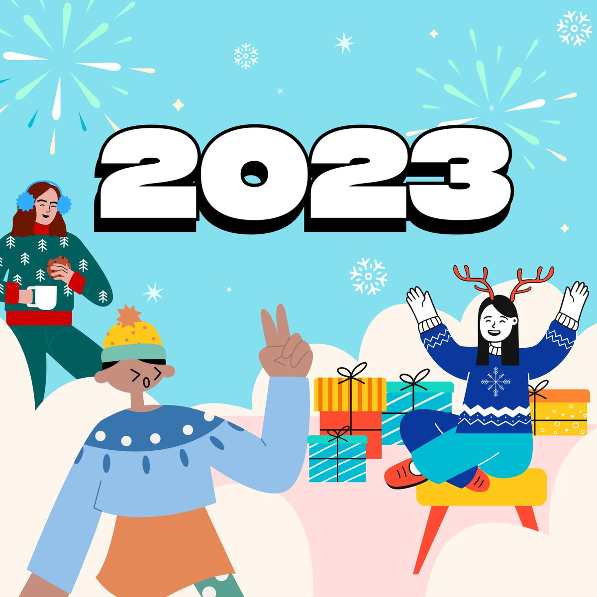 Here's to a happy New Year from the Blush team to you 💙 🎉