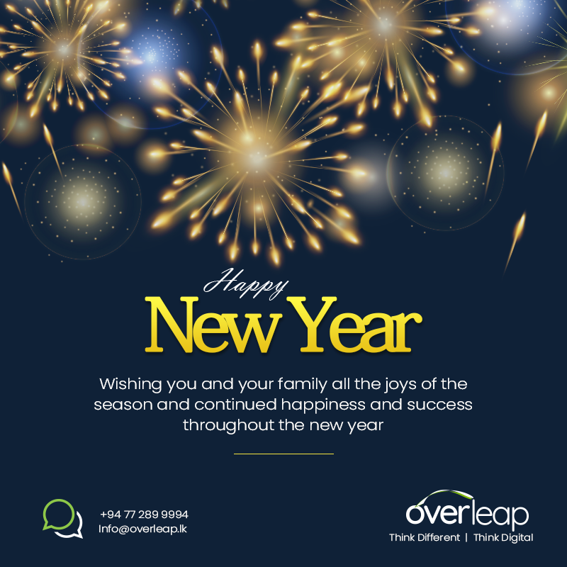 Overleaplk's tweet image. May this new year be filled with hope and plenty of opportunities!! Happy New Year!!
#overleap #happy #newyear2023 #success #opportunity #techsolutions #digital #transformation