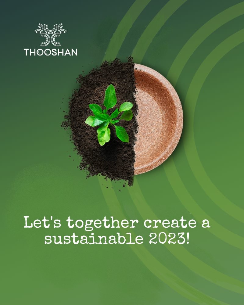 Let's walk the talk in 2023
#thooshan #biodegradable