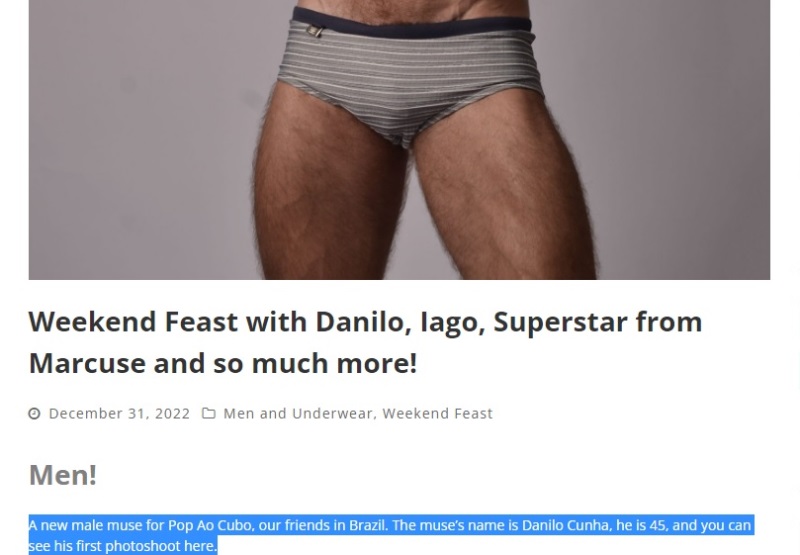 popaocubo's tweet photo. Thanks for featuring our male muse, @MenAndUnderwear!
https://t.co/OLUSqulFNp
#PopAoCubo #Blog #MenAndUnderwear #WeekendFeast #EthanMorale #MaleMuse #MainMan #Muso #MusoPopAoCubo #DaniloCunha #WanAzevedo #Exodia #ExclusiveEditorial #Photoshoot #BigDaddyEnergy #Shoutout https://t.co/wI0EISmiP0