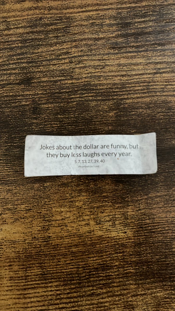 TheReserveCards's tweet photo. Found this in my coat pocket to start 2023. Ain’t that the truth? #FTX #SamBankmanFried #thisagedpoorly https://t.co/wGYQ1jbPvM