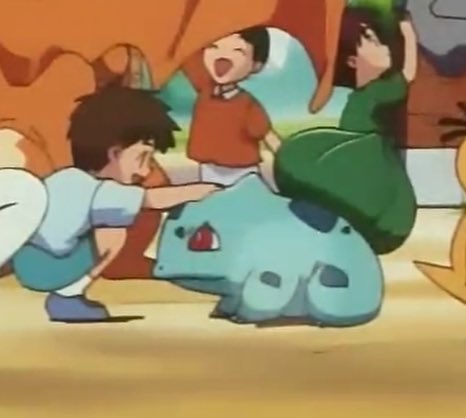 PokemonGems's tweet photo. Bulbasaur being petted https://t.co/QrU3SQuy0O