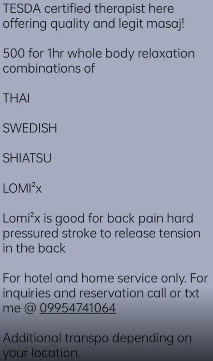 SkipNext26's tweet photo. 2023 first massage!
Bat diko natanong name nito.
Massage 9/10 (infairness magaling sya)
ES 9/10 (right size putang ina why? DINILAAN, KINAIN PWET KO) 

sabay bulong ng ang bango,sarap mo sir) shit   npahiyaw ako kinain ako ng buo. Infairness majority ng masseur ko kinakain me. https://t.co/pDE6Fd87yh