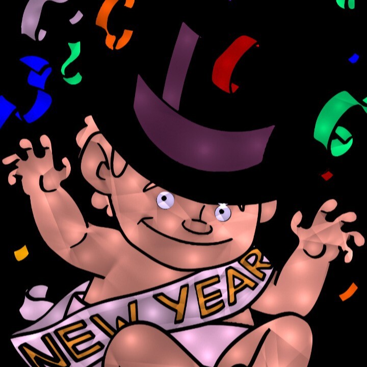 Illuminillustra's tweet photo. Whether you like my illustrations or not, I want to wish a very Happy New Year to anyone who has liked my photos in the past. Or to anyone who stumbles over this photo. I got this coloring page on the net from a free site. I hope you like it. https://t.co/LMp9RnFSOq https://t.co/YCO1K1V8Pb
